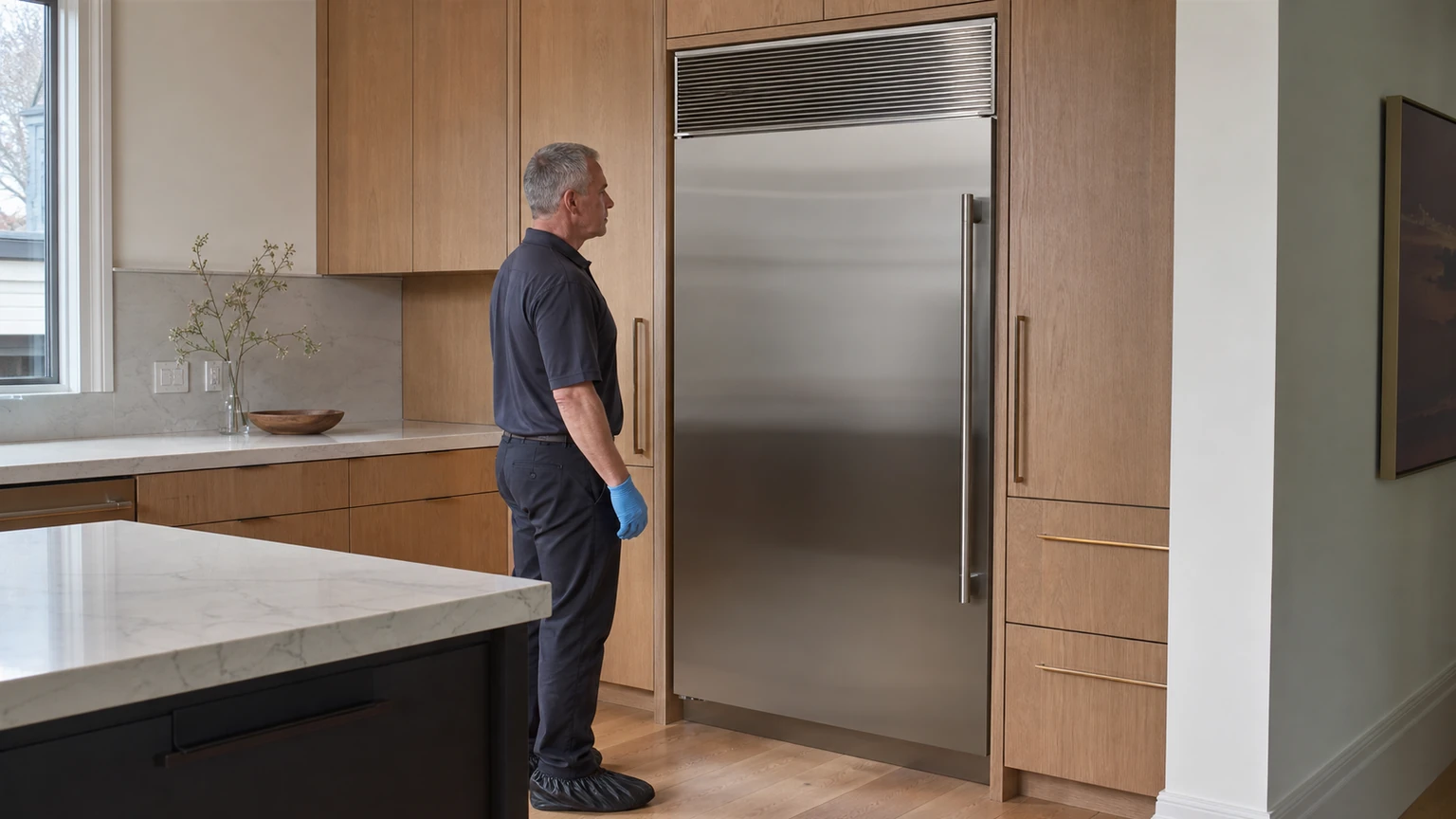 Built-in refrigerator diagnostic visit in Brookline